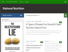 Tablet Screenshot of eatrational.com